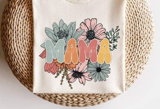 Floral “Mama” T-Shirt